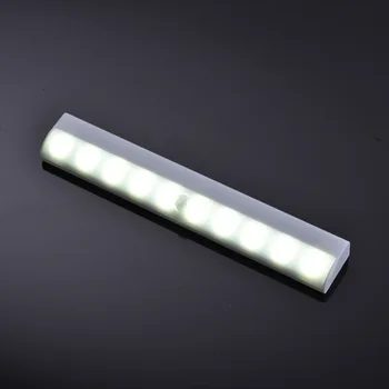 Pohybu Snímače Noční Světlo Pitné 10 LED Skříň Svítidla Baterií Napájený Bezdrátový Kabinet IR Infračervený Detektor Pohybu Nástěnné Svítidlo