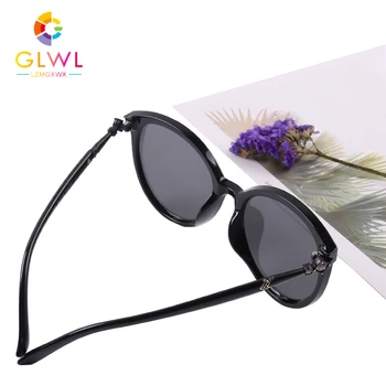 Polarizační Brýle Pro Ženy Nadrozměrné Sluneční Brýle Značky 2021 Ženské Brýle Luxusní Retro Kočičí Oko Černé Zrcadlo Módní Čočky