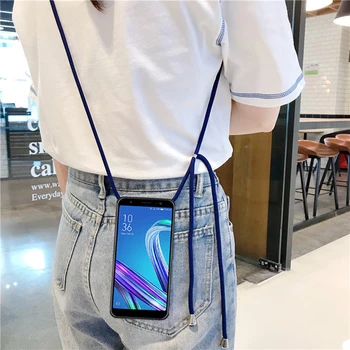 Popruh Kabel Řetěz na Krk Mobilní Telefon Pouzdro pro LG K61 Q60 Q70 C40 K20 K30 G7 ThinQ Plus Class Zero X2 2019