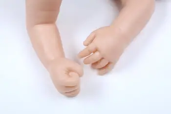 Populární reborn panenku kit soft vinyl silikonové panenky plísně nelakované nedokončené části panenky DIY bebe reborn kit