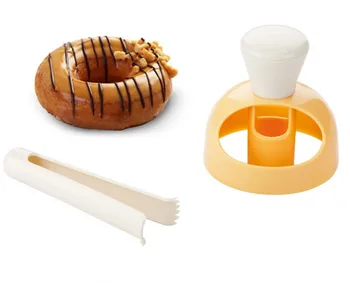 Potravinářské ABS Donut Formy Dort Formy Pečení Pečení Dort Zdobení Nástroje, Dezerty, Chléb Maker Fréza Pečící Formy K233
