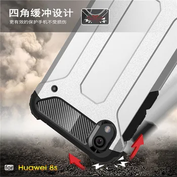 Pouzdro Huawei Y5 2019 Kryt Anti-knock Měkké Silikonové+ pevné Plastové Pouzdro Pro Huawei Honor 8s Capa KSE-LX9 Nárazuvzdorný Funda Y5 2019