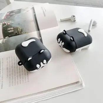 Pouzdro pro AirPods Roztomilý Kryt Silikonové Bluetooth Sluchátka, Ochranné Pouzdro pro Air Pody 2 s Klíčenka 3D Luxusní Shiba Inu Pes