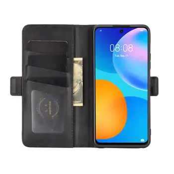 Pouzdro Pro Huawei P Smart 2021 Kožená Peněženka Flip Kryt Vintage Magnet Telefon Pouzdro Pro Huawei Y7A Coque