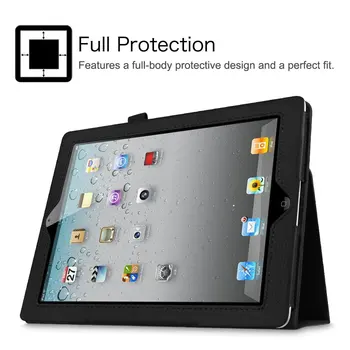 Pouzdro pro iPad air 1 air2 Kryt Auto Spánku Probudit PU Kůže pro iPad případy A1566/A1567/A1474/A1475/ Plné Tělo Ochranné Pouzdro
