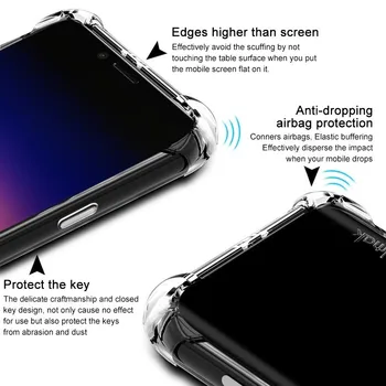 Pouzdro pro Sony Xperia 1 IMAK Nárazuvzdorný Conners Airbag Měkké TPU Zadní Kryt Pouzdro pro Sony Xperia 1