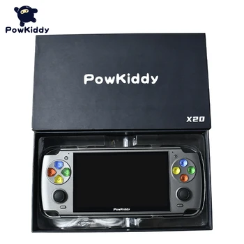 POWKIDDY X20 Linux 5.0-Palcový IPS Displej RK3128 Retro Video Kapesní Herní Konzole, Vestavěný 3600 Hry, PS1 Hry pro Děti Dárky