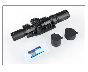 PPT Taktické doplňky airsoft riflescopes optický zaměřovač 1.5-4X30 lovecká puška obory pro vzduchové pistole lov GZ1-0246