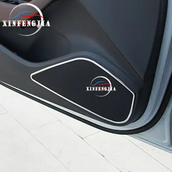 Pro Audi A3 15-2017 4ks Nerezové Dveře Reproduktory Hlasitěji Rám Kryt Čalounění