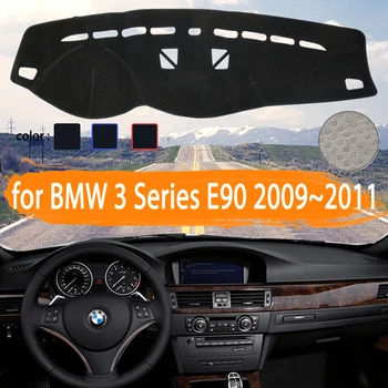 Pro BMW 3 Série E90 2009 2010 2011 Palubní desky Kryt Dashmat Vyhněte se světlo Slunce Odstín Koberce, Auto Příslušenství
