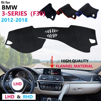 Pro BMW Řady 3 F30 2012~2018 Palubní desky Kryt Ochranná Podložka na Koberce palubní Desce Anti-UV Podložka Flanel Auto Příslušenství 2013 2016