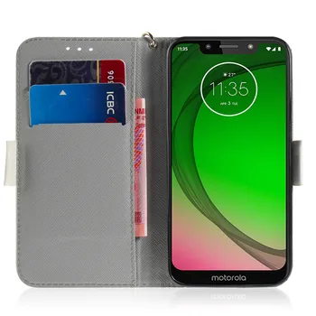 Pro Coque Motorola Moto G7 G7 Power Případech Flip Kožené Pouzdro Pro Fundas Motorola Moto G7 Hrát Plus Případě 3D Peněženka Kryt Telefonu