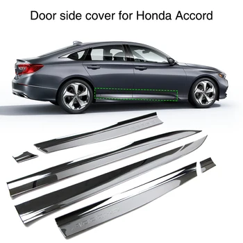 Pro Honda Accord 2018 2019 karoserie ABS Chrome Dveře Boční Kryt Tvarování Čalounění Pás Vnější Stráž 6ks