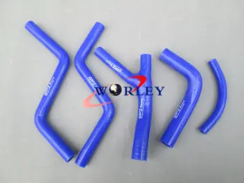 PRO Honda CR250 85-87 silikonové hadice chladiče Modrá