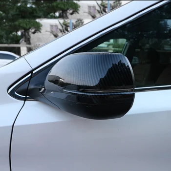 Pro Honda CRV 2013 AŽ 2017 2018 ABS Uhlíkových vláken Auto zpětné zrcátko, kryt kryt čalounění Car Styling, Auto Příslušenství, 2ks