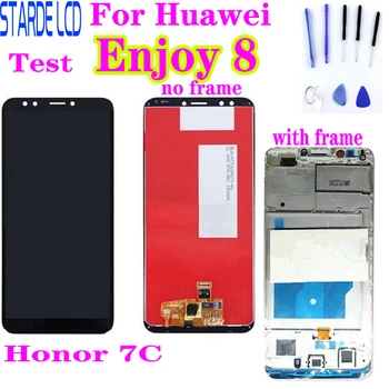 Pro Huawei vychutnejte Si 8 LCD Displej a Dotykové Obrazovky, Montážní Díly 5.99 Palcový displej Pro Huawei Honor 7C LND-AL30 LCD Náhradní