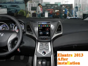 Pro Hyundai Elantra 5 JK GD 2011+ Tesla Styel Android 9 Car DVD GPS Navigace Rádio Auto Stereo Multimediální Palyer HeadUnit 2DIN