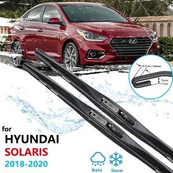 Pro Hyundai Solaris v roce 2018 2019 2020 HC Auto Stěrače Čelního skla Stěrače Čelního skla, Auto Příslušenství, Samolepky, j Hák Typ