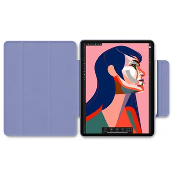 Pro iPad Pro 11 Případě 2020 Magnetické Smart PU Kůže Kryt Funda Pro iPad Pro 12,9 2020 4. Generace Spát Trojdílné Případě Capa