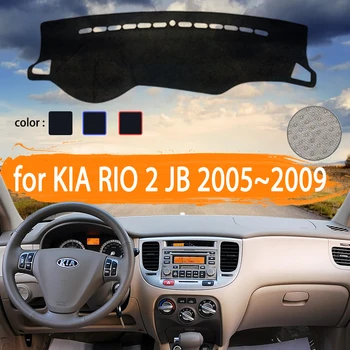 Pro KIA RIO 2 JB 2005 2006 2007 2008 2009 Auto Palubní desky Kryt Dashmat Vyhněte se světlo Slunce Odstín Koberce, Auto Příslušenství