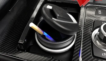 Pro KIA Sportage QL 2018 2019 Přenosné auto Auto Auto LED Cigaretový Kouř auto Popelník Modré LED Světlo Bezdýmný Popelník Cigareta