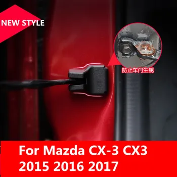 Pro Mazda CX-3 CX3 2016 2017 Omezovač Vodotěsné Auto Zámek Dveří Ochranný Kryt Vodotěsné a nerezavějící car styling