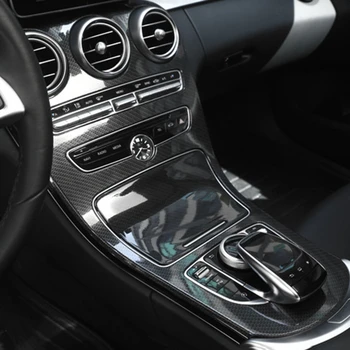 Pro Mercedes-Benz C-Class W205 GLC X253 Středové Konzole Panelu Nálepka