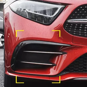 Pro Mercedes cls 2018 2019 příslušenství cls c257 upravený přední nárazník auto samolepky mlhovky dekorativní, jasný pás