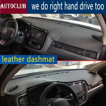 Pro Mitsubishi Outlander P-HEV 2012 2013 2019 Kůže Dashmat Kryt Palubní desky Dash Koberec, Custom Car Styling LHD+RHD
