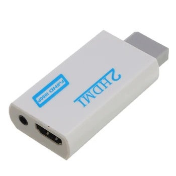 Pro Nintendo Wii Na HDMI 1080P Převodník Wii2HDMI Adaptér Konvertorů Full HD Upscaling 3.5 mm Audio Video Výstup, Plug and Play