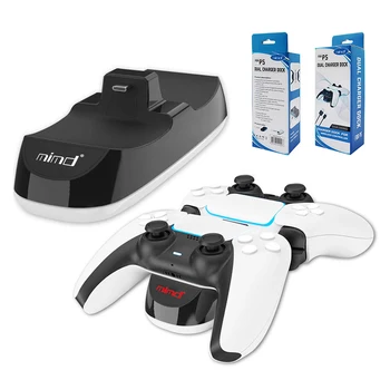 Pro Playstation 5 PS5 Herní Ovladač Gamepad Dual Port Nabíjecí Stojan Dock Stanice Nabíječka Základna Kolébka Držák PS 5 Napájení
