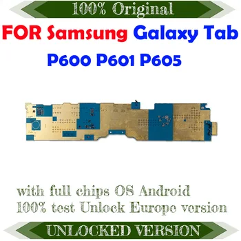 Pro Samsung Galaxy Note 10.1 Edition P600 P601 P605 základní Deska Originální Odemčený Mainboard Android OS Logiky Deska S Čipy