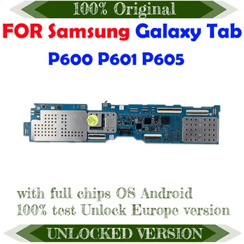 Pro Samsung Galaxy Note 10.1 Edition P600 P601 P605 základní Deska Originální Odemčený Mainboard Android OS Logiky Deska S Čipy