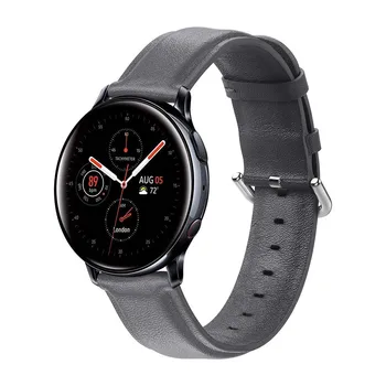 Pro Samsung Galaxy Sledovat, Aktivní, 2 pásma Kůže 20mm 22mm chytré hodinky, Doplňky, Luxusní měkký popruh Spínač uši rychlou výměnu