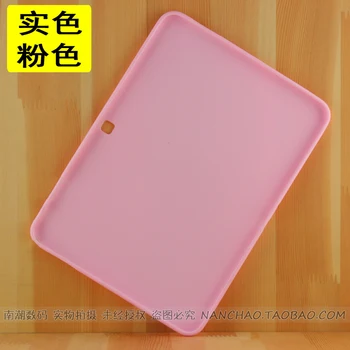Pro Samsung Galaxy Tab 4 10.1 T530 T531 T535 Tablet Měkké Silikonové Gumy TPU Zadní Kryt Ochranné Pouzdro