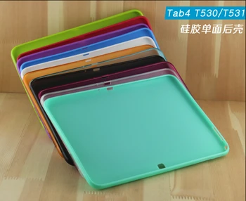 Pro Samsung Galaxy Tab 4 10.1 T530 T531 T535 Tablet Měkké Silikonové Gumy TPU Zadní Kryt Ochranné Pouzdro