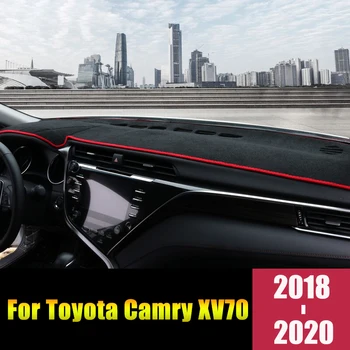 Pro Toyota Camry 70 XV70 2018 2019 2020 LHD/RHD Auto Dashboard Pokrytí Rohože Vyhněte se Světlo Podložky Anti-UV Případ, Koberce, Doplňky