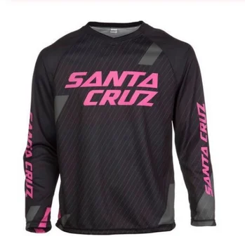 Pro tým 2020 Muži Dlouhý Rukáv Downhill Dres MTB Bike tričko Bike Tričko Jednotné Cyklistické Oblečení, Motorkářské Oblečení, Rychlé suché