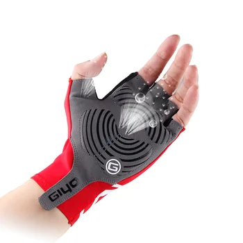 Pro Unisex Half Finger Silniční Kolo Cyklistické Rukavice Závodní Kolo Rukavice Pánské Sportovní Lycra žena, anti-skid rukavice pro lezení křemíku