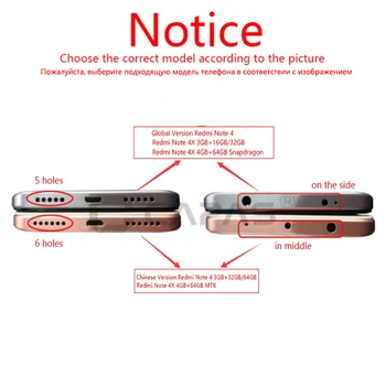 Pro Xiaomi Redmi Note 4X 3GB 32GB Kovový Zadní Kryt Baterie pro Redmi Note 4X Snapdragon 625, Zadní Dveře Pouzdro Náhradní Díly