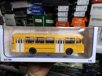 Prodej Originální 677M model autobusu,1:43 slitiny 677m autobus,vysoká simulace auto,vysoce kvalitní kolekce model,doprava zdarma