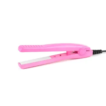 Profesionální Mini žehlička na vlasy Žehlička Růžové Keramické Elektronické Vlasy Rovnání styling nástroje Domácí Použití Velký Prodej
