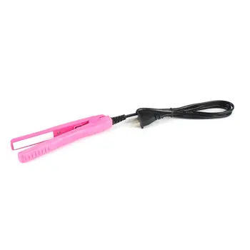 Profesionální Mini žehlička na vlasy Žehlička Růžové Keramické Elektronické Vlasy Rovnání styling nástroje Domácí Použití Velký Prodej