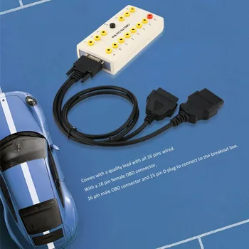 Profesionální OBD2 Pin Out Box Breakout Box Tester Diagnostický Pin OBD2 Konektor Covere Všechny Zkušební Body Vysoké Kvality