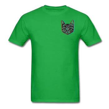 Psychedelický Brainsick Cat T Shirt Neko Rahman Kotě Zvířecí Trička 3D Bavlna, Polyester Oblečení Pánské Bílé Topy Tees Mňau