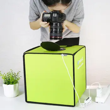 PULUZ 30cm lightbox Mini Skládací Photo Studio Box Fotografování LED Lightbox Studio Natáčení Stan kit & 6 Barva Kulis Nové