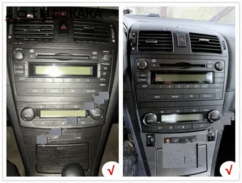 PX6 Android 10.0 4+64G Auto DVD Přehrávač Vestavěný DSP Multimediální Rádio Pro Toyota Avensis 2009-GPS Navigace, Wifi, hlavní Jednotka