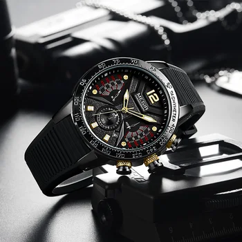 Pánské Hodinky Top Značky MEGIR Luxusní Sportovní Hodinky pro Muže Hodinky Vodotěsné Náramkové hodinky Hodiny Reloj Hombre Horloges Mannen