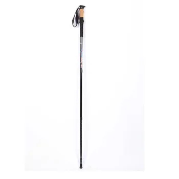 Pěší turistika Stick Trekking Pole 3-Bod Ultra-light 260g Venkovní Alpenstock Uhlíkových