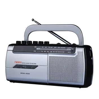 Přehrávač rekordér kazetový walkman student stroj FM/MW rádio přenosný reproduktor nahrávání zvuku přehrávání zvuku AC DC napájení